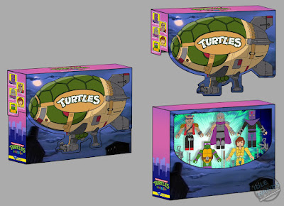 Diamond Select Teenage Mutant Ninja Turtles Minimates Turtle Blimp Deluxe Box Set 01