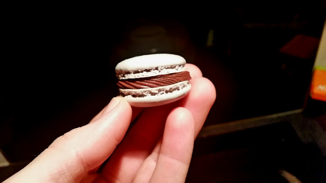 zoom macaron ganache