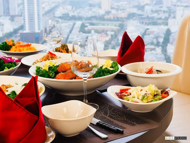 Chụp ảnh, quay phim nội thất, đồ ăn & thức uống nhà hàng Hàn Quốc - Danang Tower