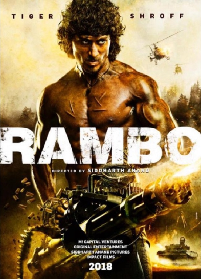 Rambo new upcoming movie first look, Poster of Tiger Shroff download first look Poster, release date