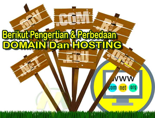 Perbedaan Antara Domain Dengan Hosting