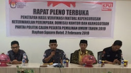 12 Parpol Calon Peserta Pemilu 2019 Lolos Verifikasi Di Selayar