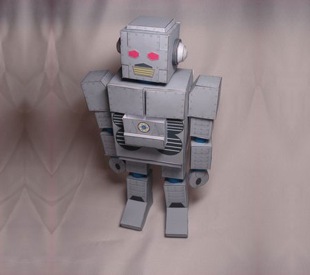 Beastie Boys Intergalactic Robot Paper Model