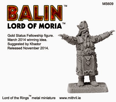 Balin, Lord of Moria Mithril Miniature