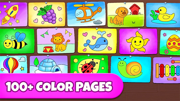 Coloring Games: Color & Paint - trò chơi tô màu và vẽ cho trẻ em b