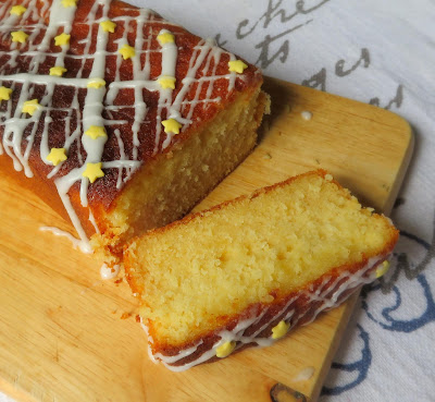 Lemon Curd Drizzle Cake