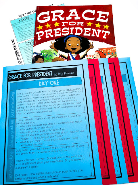 grace for president read aloud grace for president activities