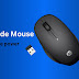 HP 6CR71AA Wireless Optical Mouse with Customizable Buttons (3600 DPI, Dual Connectivity, Black)