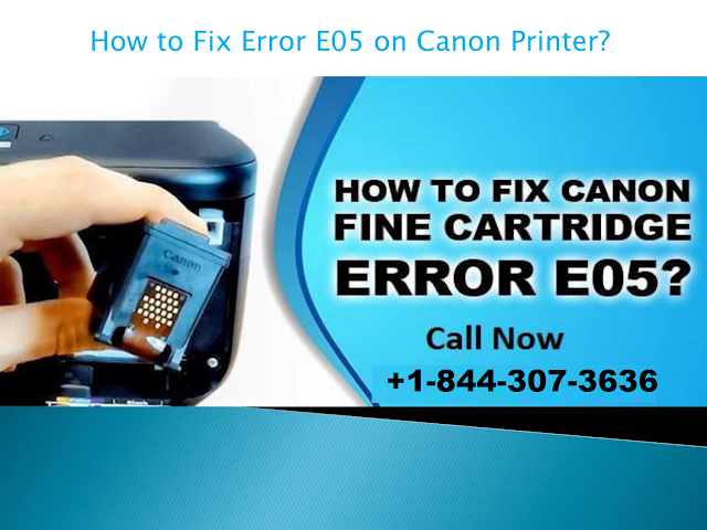 How To Fix The Error E05 In Canon Printer?