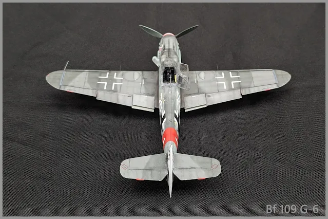 Maquette du Bf 109 G-6 d'Eduard au 1/48.