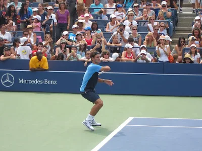  Federer up close at US Open