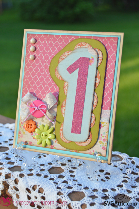 Download SVG Attic Blog: 1st Birthday Card with Beth