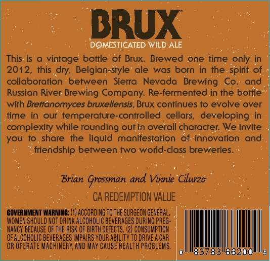 Sierra Nevada / Russian River Brux Collaboration Returns For 7th Release