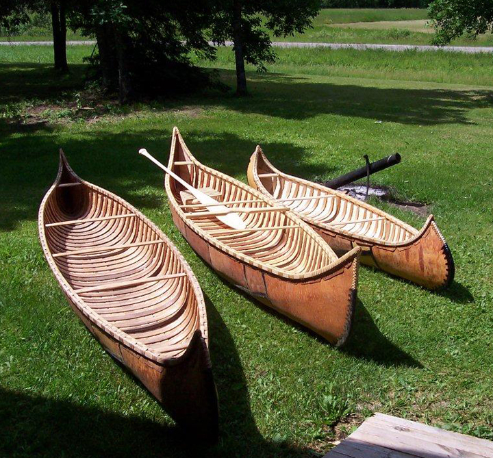  2013 CLA Live Auction: Chippewa Birchbark Canoe Model by Ray Boessel