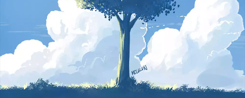 anime tree painting