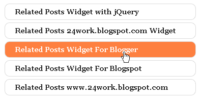 Related Posts Widget