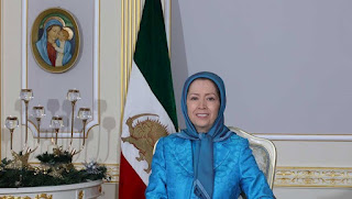 Iranska oppositionsledaren Maryam Rajavis jultal 2020