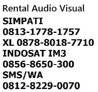 rental Handy Talky (HT), Walkie Talkei (WT), penyewaan Clip On, Headset, Ear Monitor, Microphone Wireless, Mic Classic, Retro, Mik Jadul, Condesner, peminjaman Speaker Monitor, Speaker Aktif, Speaker Jinjing Untuk Meeting, Sound Outdoor, Condensor, persewaan Portable Wireless PA Amplifier, Mixer Audio 16 Channel, Megaphone Toa, Speaker Pinggang, Sound System. Lcd Projector, Proyektor Epson EB-X100, Epson EB-X200, Epson EB-X350, Screen Infocus, Layar Proyektor, Edirol Roland V8, Handycam, Camcorder, Standing Bracket TV, Kasur Angin, Kabel VGA,