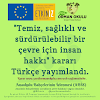 "Temiz, sağlıklı ve sürdürülebilir bir çevre için insan hakkı" kararı Türkçe yayımlandı.
