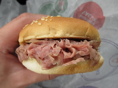 Arby's Jr. Roast Beef sandwich