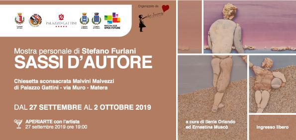 “Sassi d'autore” di Stefano Furlani in mostra a Matera 