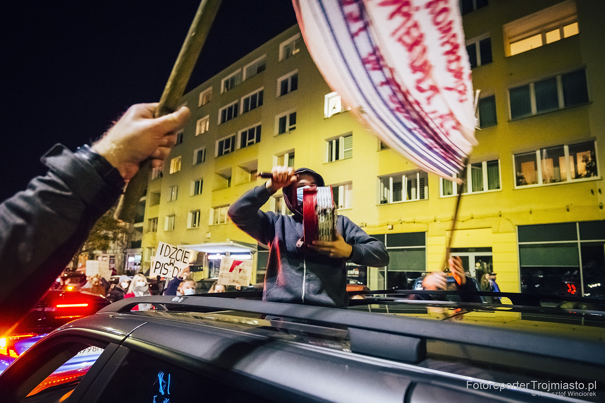 Demonstracja Strajku Kobiet, Gdynia 28.10.2020, Czarny Protest, Czarna Środa, Anty PiS