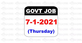 today govt jobs