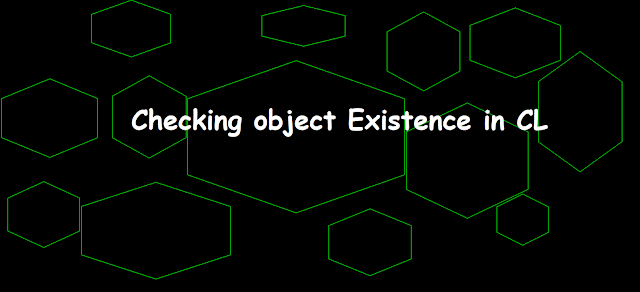 Checking object Existence in CL, Check Object (CHKOBJ), OBJ , MBR , AUT , as400, ibmi, as400 and sql tricks, as400 tutorial, ibmi tutorial