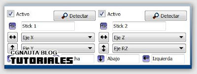 xpadder configurar control y teclado, botones cruceta