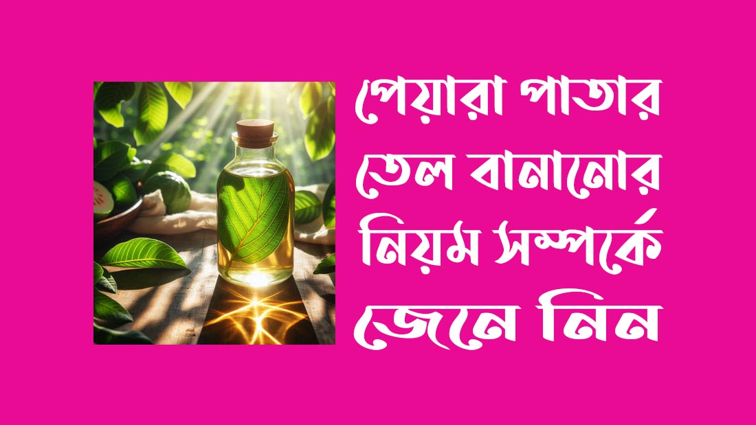 পেয়ারা পাতার তেল বানানোর নিয়ম