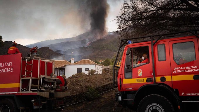 ALERTA!! DESALOJAN  HABITANTES EN LA ISLA LA PALMA