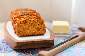 Food Lust People Love: A savory loaf that would be as welcome for breakfast as for lunch or dinner, this feta sun-dried tomato quick bread is delightful on its own, or smeared with butter or cream cheese.
