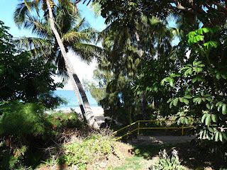 Shower area at Charlie Young Beach