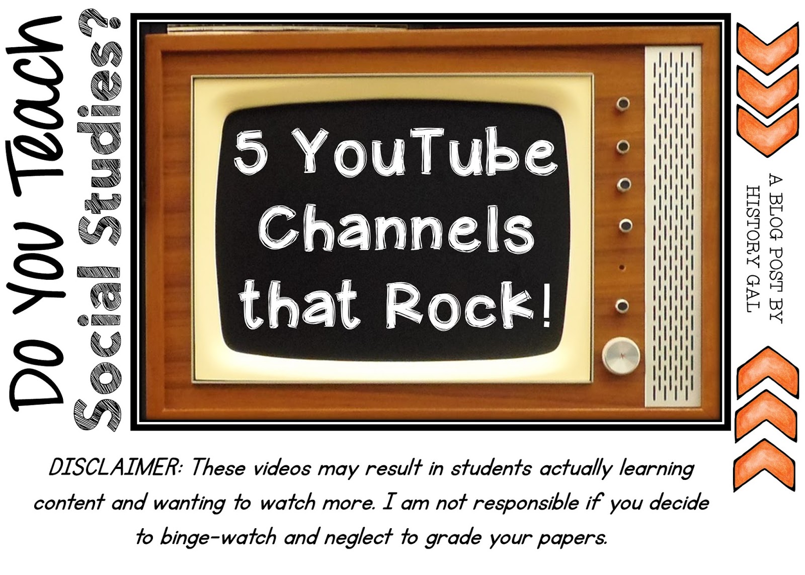 5 Awesome YouTube Channels for Social Studies Teachers by History Gal