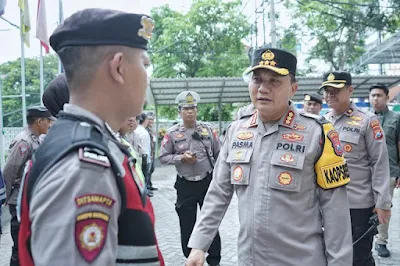 Polrestabes Surabaya Jamin Keamanan Pleno Rekapitulasi Suara Tingkat Kota