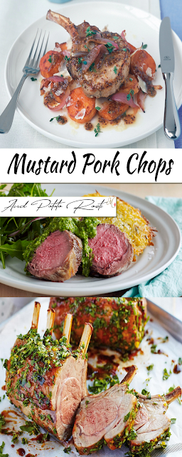 Mustard Pork Chops and Potato Rosti Recipes Easy
