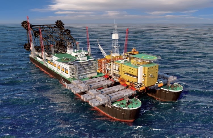 Grootste schip ter wereld Pioneering Spirit (Pieter Schelte)