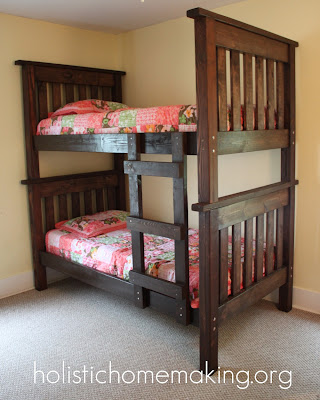 wood bunk bed plans