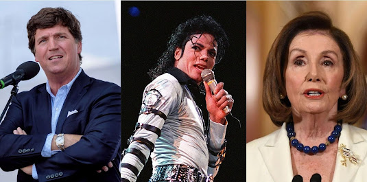 Tucker Carlson calls Nancy Pelosi the late Great Michael Jackson