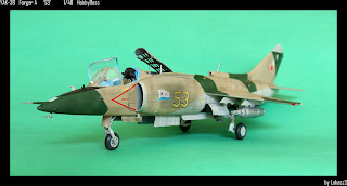 Yak-38 A Forger A Afghanistan finished, side view Scale Models To Buy Scale AIrplanes