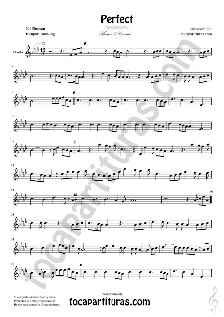 Flauta dulce y flauta de pico Partitura Fácil de Perfect Sheet Music Recorder Music Scores PDF/MIDI de Flauta dulce