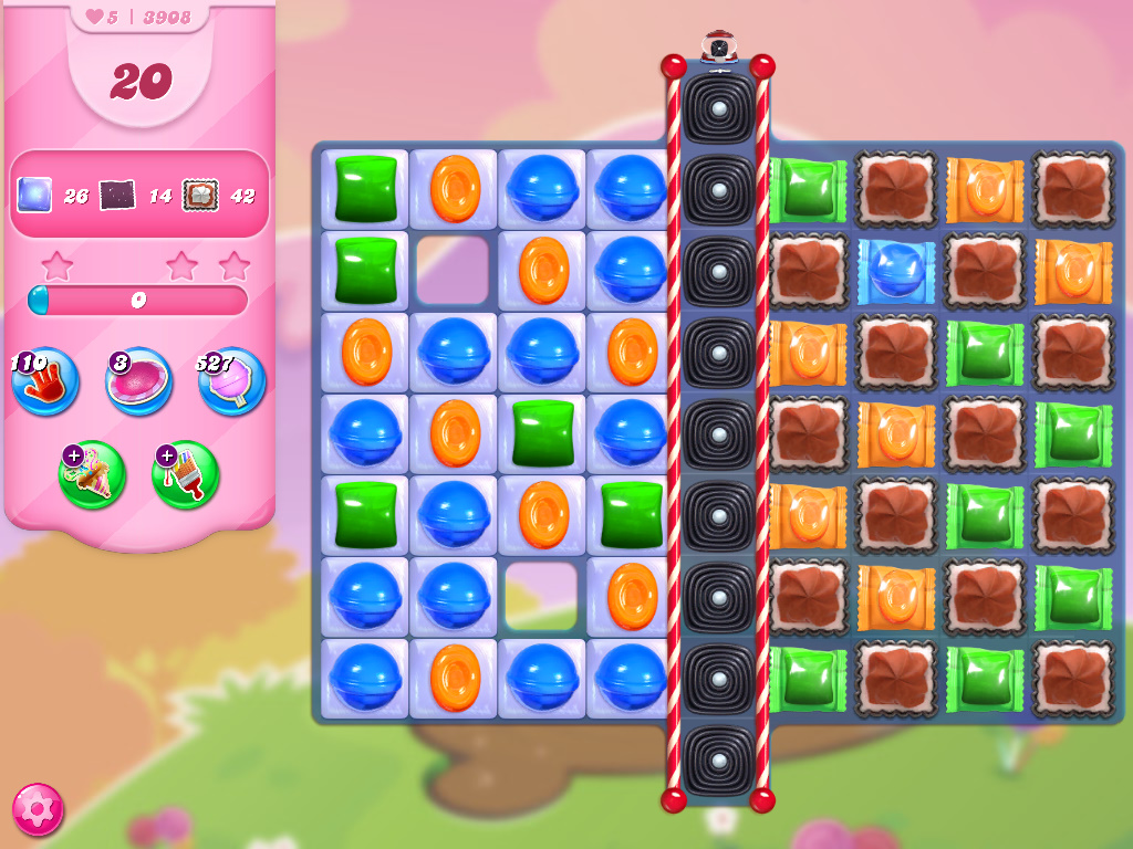 Candy Crush Saga level 3908