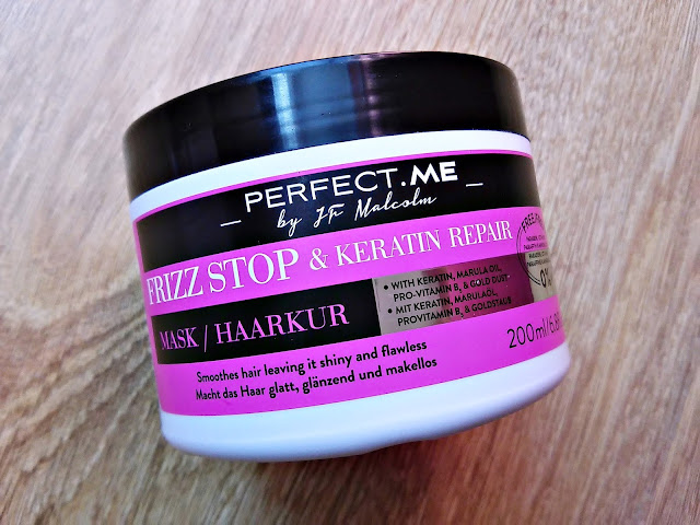 PERFECT.ME, Frizz Stop & Keratin Repair - Maska wygładzająca do włosów puszących się, opakowanie