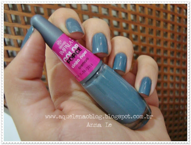 Cinza Super Coleção Impala Color Force Esmalte Nailpolish