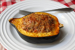 Merguez Sausage & Rice Stuffed Acorn Squelch – Let’S Teach Edible Bowling