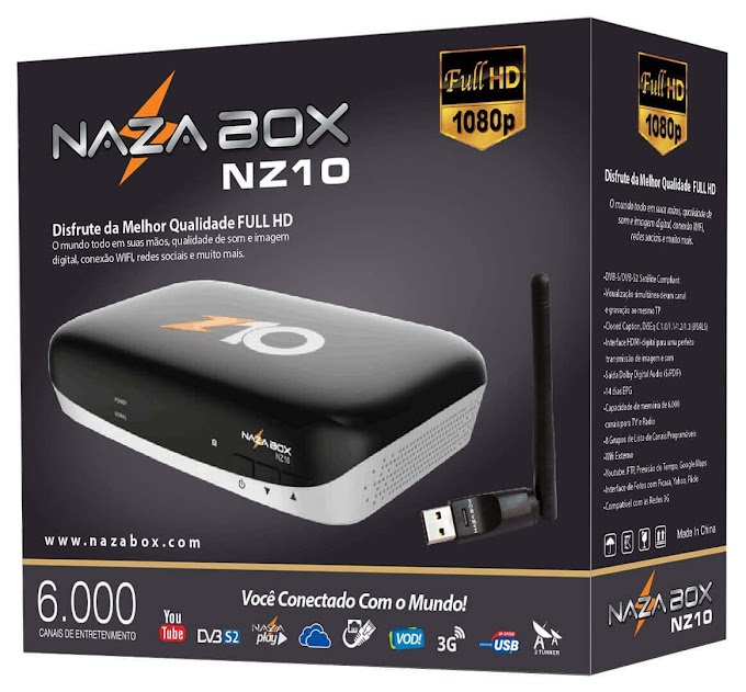 NAZABOX NZ10 NOVA ATUALIZAÇÃO V2.74  19/08/2020