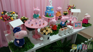 Decoração de festa infantil Peppa Pig Porto Alegre