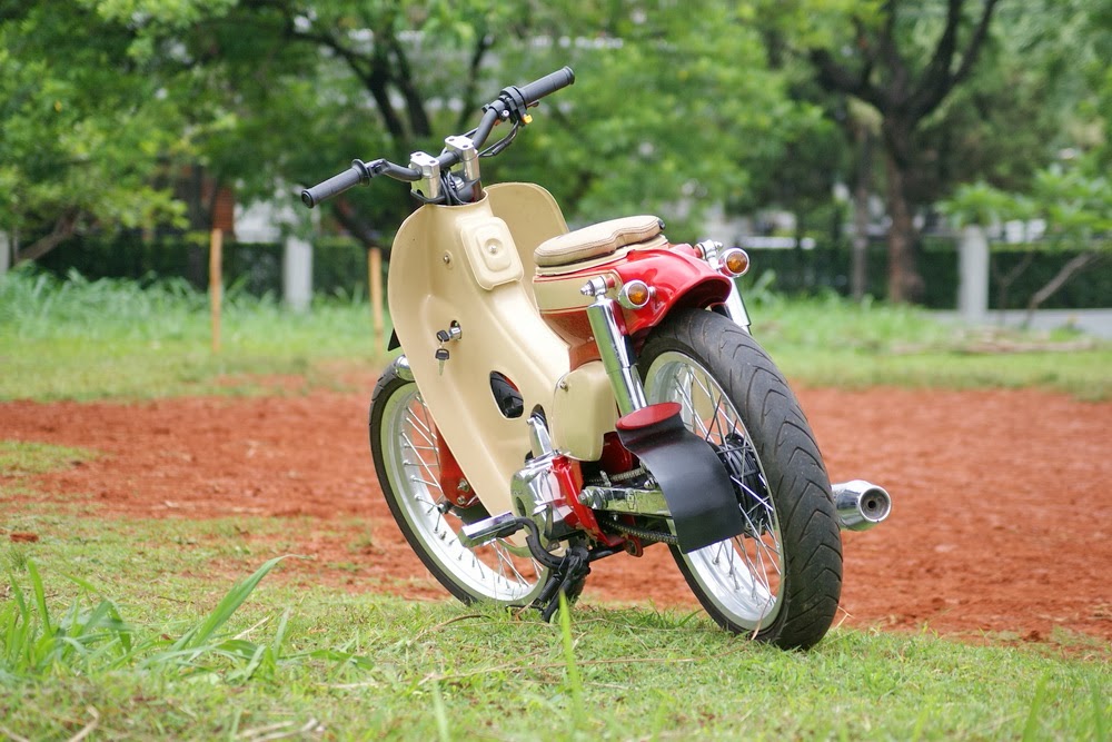 Modifikasi Supra Fit 2002 Cantik Bergaya Streetcub Terbaru 2014