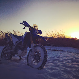 WR250R snow ride