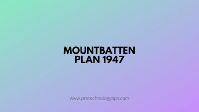 Mountbatten Plan 1947